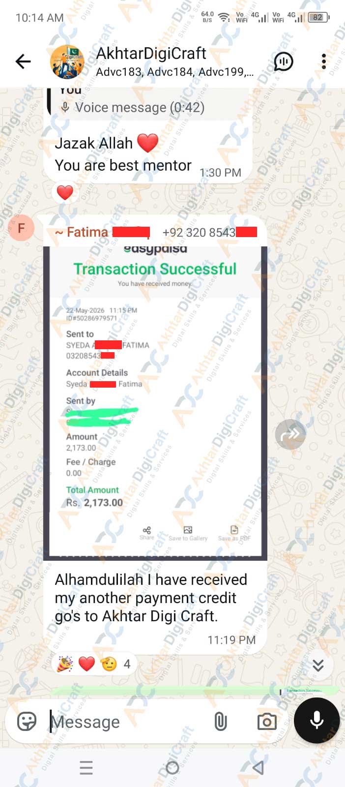 Payment Proof